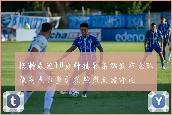 杨瀚森近10分钟精彩集锦发布全队最高点击量引发热烈支持评论
